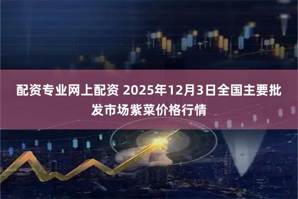 配资专业网上配资 2025年12月3日全国主要批发市场紫菜价格行情